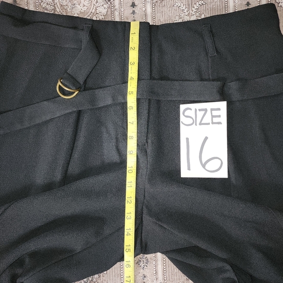 Who What Wear High Rise Black Crepe Dress Pants - Picture 13 of 14